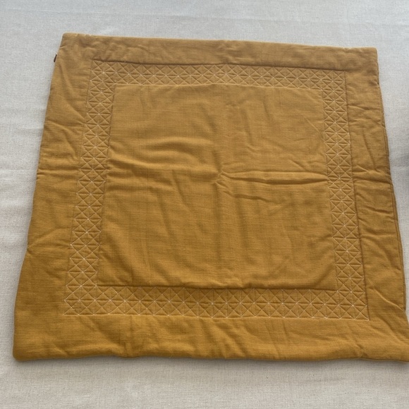 Heartland Other - 100% Cotton Euro Sham Gold Honey Color Cotton NEW